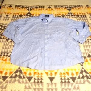 Nordstrom Smartcare Traditional Fit Solid Dress Shirt Sz 20